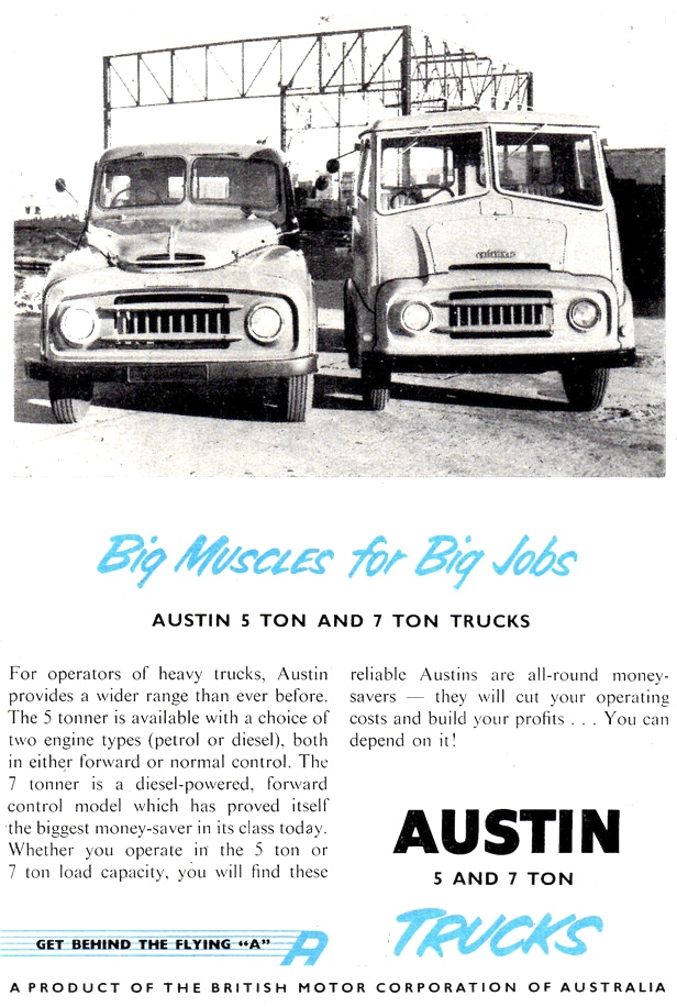 1958 Austin 5 & 7 TON Trucks BMC